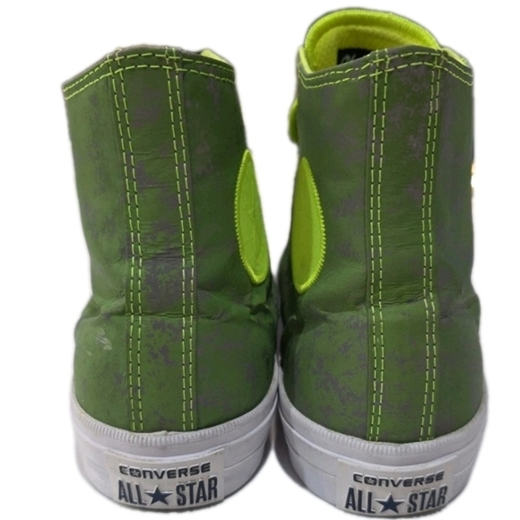 197 Converse Chuck Taylor All Star II High Tp sneaker reflective Volt neon green - Picture 3 of 12